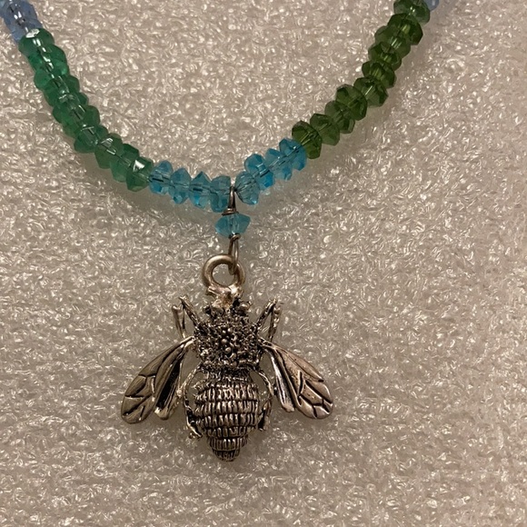 Bee and Crystal Necklace - Picture 1 of 5